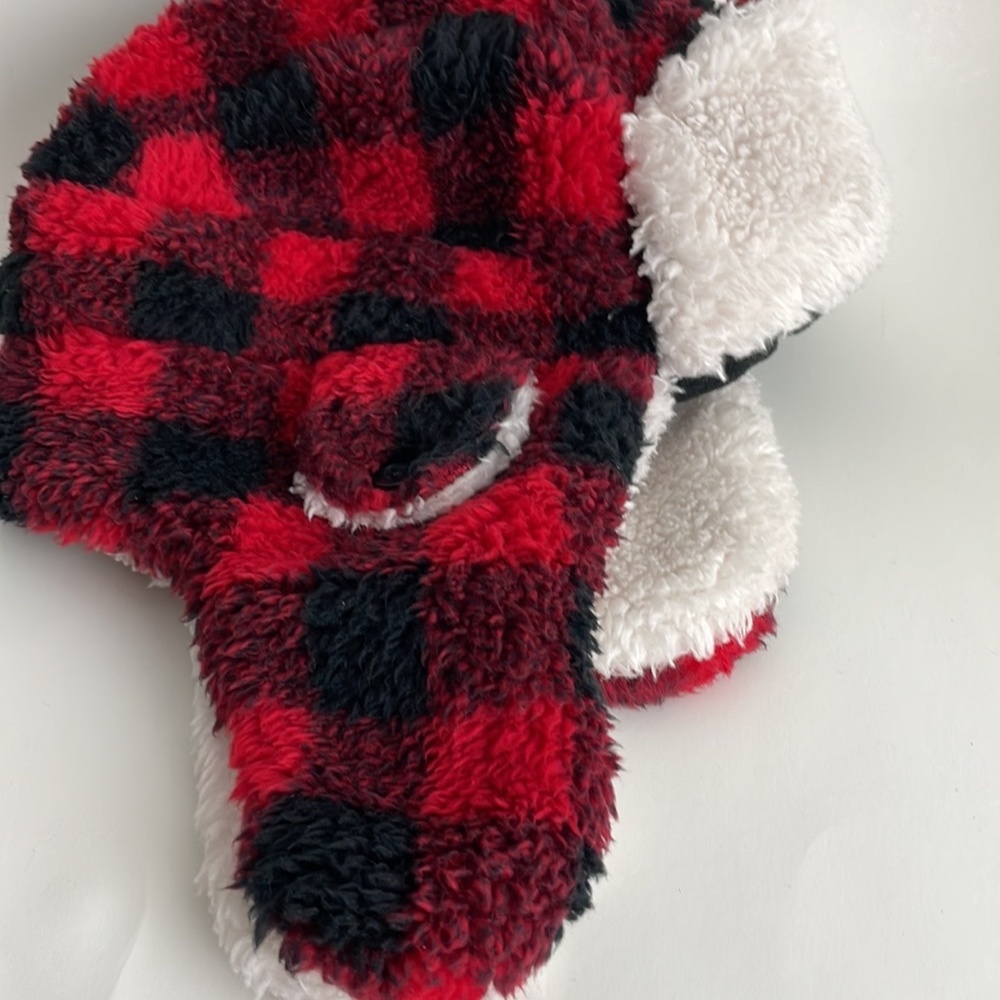 Gap Kid Buffalo Plaid Bomber Hat - Picture 2 of 7
